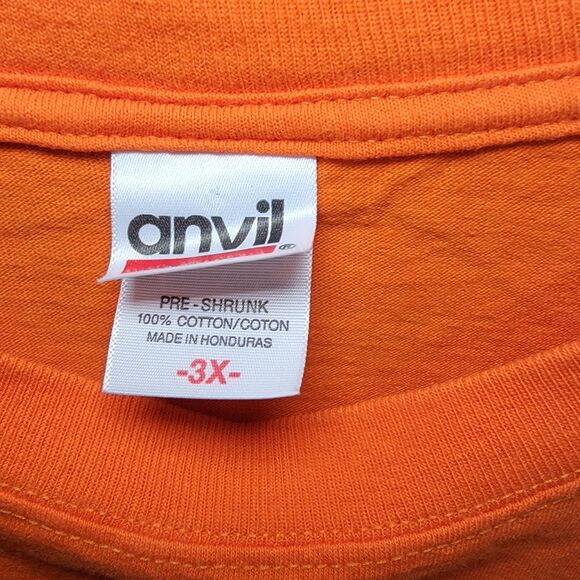 Whataburger Tee Orange Cinnamon Rolls Short Sleeve - Size 3XL - Picture 5 of 5